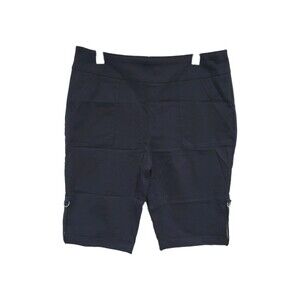 Jenna Rose Shorts XL Womens Navy Blue Pull On Bermuda Stretch Casual Outdoor